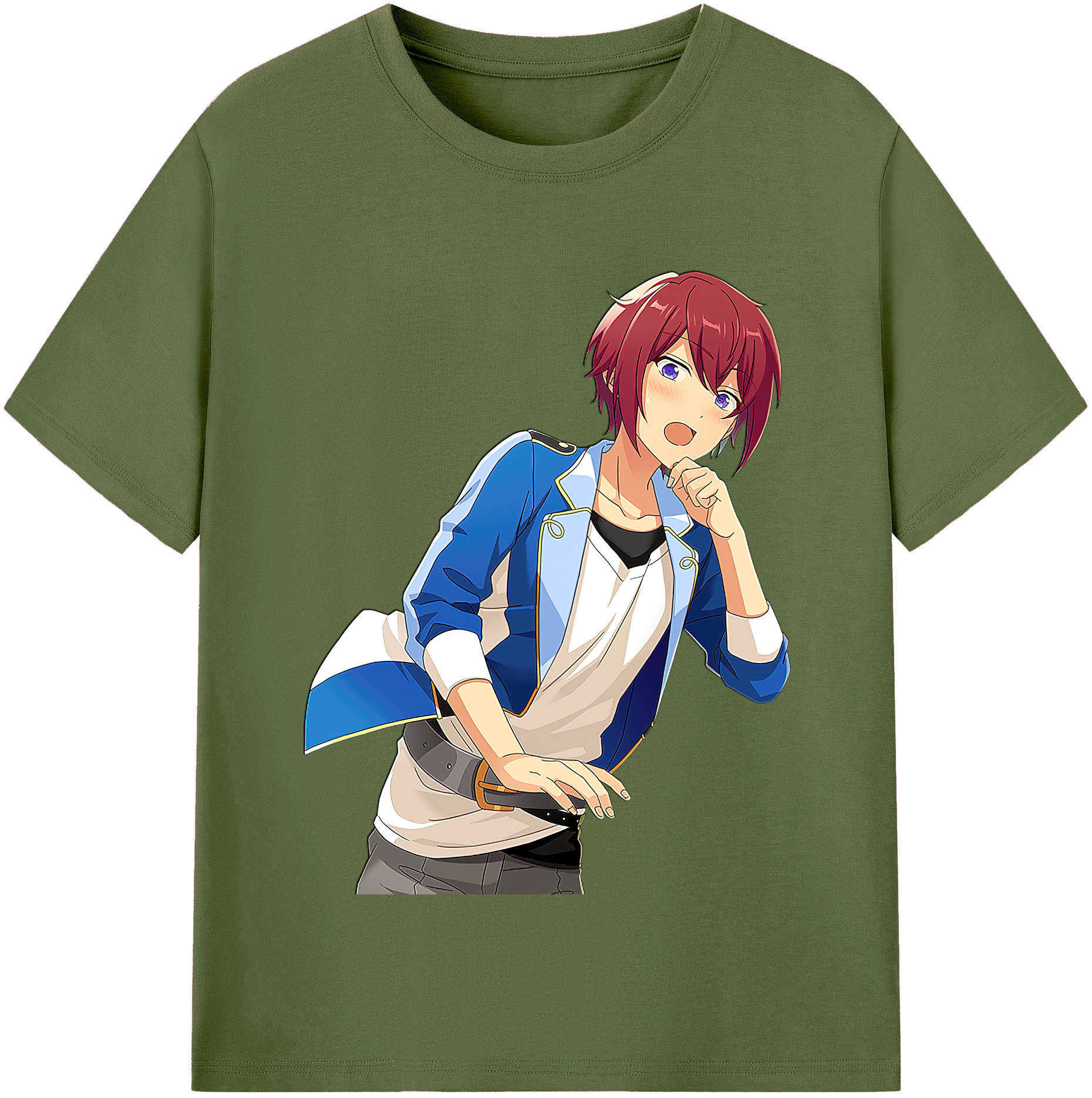 （画像用） あんさんぶるスターズ! Ensemble Stars 綿100％半袖Tシャツ（フロントプリント）